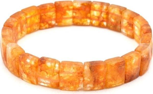 Hakiki Doğal Sitrin Bileklik 1.kalite Doğal Taş 009 - Image 1