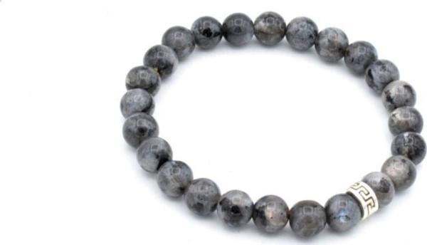 Hakiki Doğal Spektrolit Labradorit Taşı Bileklik 1. Kalite - Image 1