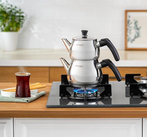 Emsan Ajda Mini Çaydanlık Takımı 0,75-1,5 lt  - Image 1