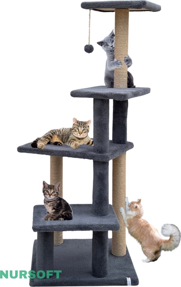 Premium Tırmalama Tahtası Çok Katlı Uzun Boy Büyük Boy Kedi Koltuk Tırmalama Koruyucu - Image 1