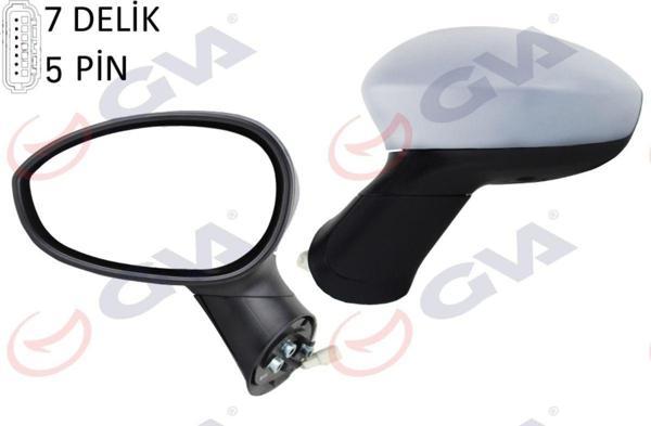 Ons Dış Dikiz Aynası Sol Grande Punto 06 Lınea 07 Elektrikli Isıtmalı Astarlı Sensör - Image 1