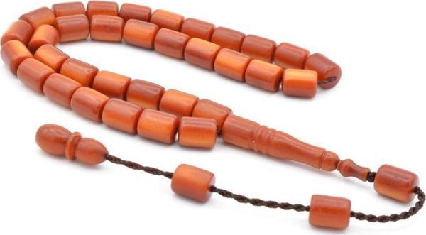 Sistemli Kesme Model Turuncu Fiber Tesbih - Image 1