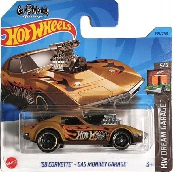Hot Wheels Tekli Arabalar 68 CORVETTE GAS MONKEY GARAGE HKH23 - Image 1