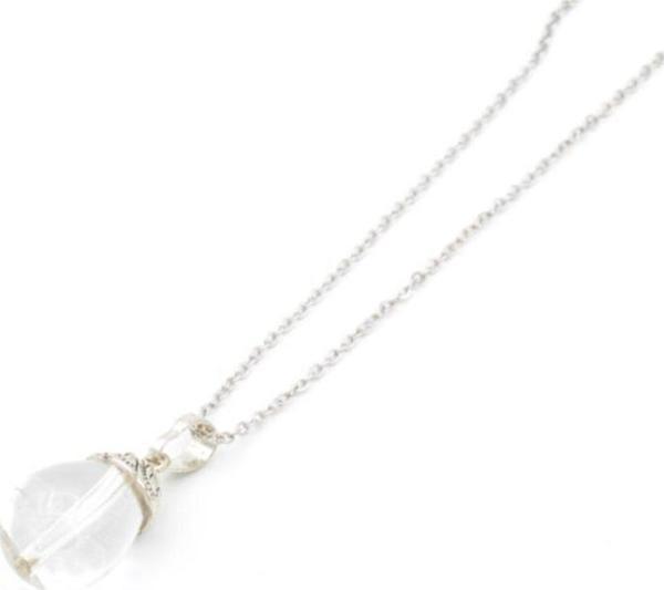 Doğal Kristal Kuvars Kolye Ucu 1.kalite 001 - Image 1