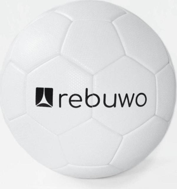 Rebuwo 5 Numara Sert Zemin Futbol Topu Halı Saha Topu Beyaz - Image 1
