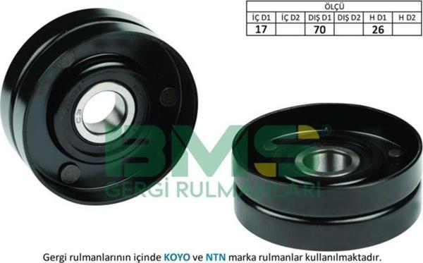 Bms Alternatör Gergi Rulmanı Astra F- Astra G-Corsa B-Vectra-Omega 1.4-1.6-1.8-2.0-2 - Image 1