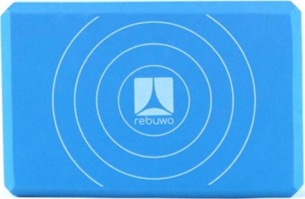 Rebuwo Köpük Yoga Bloğu Yoga Block Mavi - Image 1