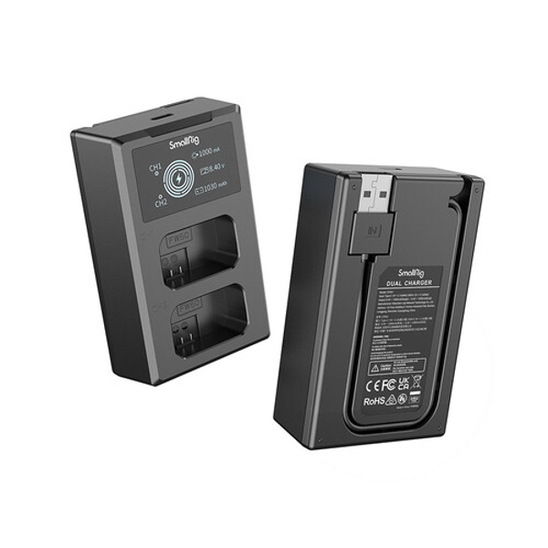 SmallRig NP-FW50 Çiftli Şarj Cihazı 4081 - Image 1