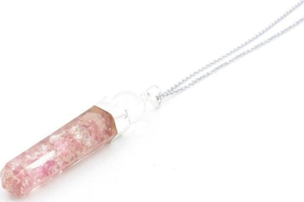 Hakiki Doğal Pembe Turmalin Taşı Orgonit Kolye Ucu 1.kalite 003 - Image 1