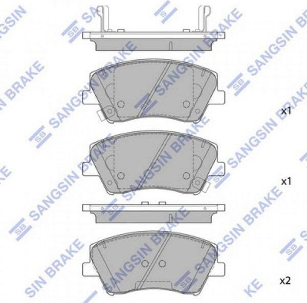 Sangsın Ön Balata Hyundaı Elantra 17 - Image 1