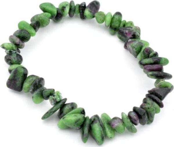 Kırık Taş Doğal Anyolit Taşı Bileklik 1.kalite - Image 1
