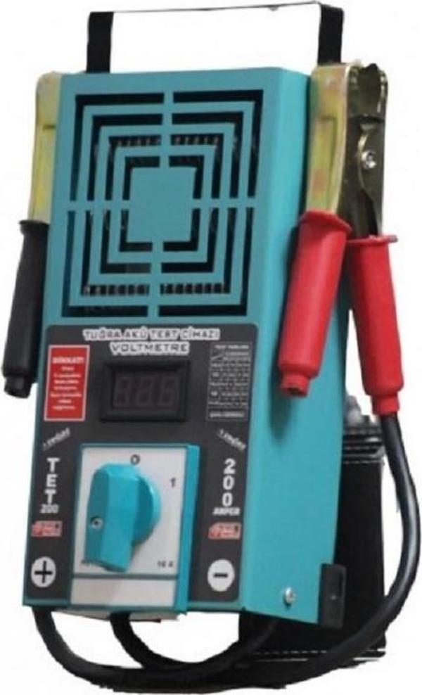 TUĞRA 6-12-24 VOLT 200 AMPER AKÜ TEST CİHAZI TET200 - Image 1