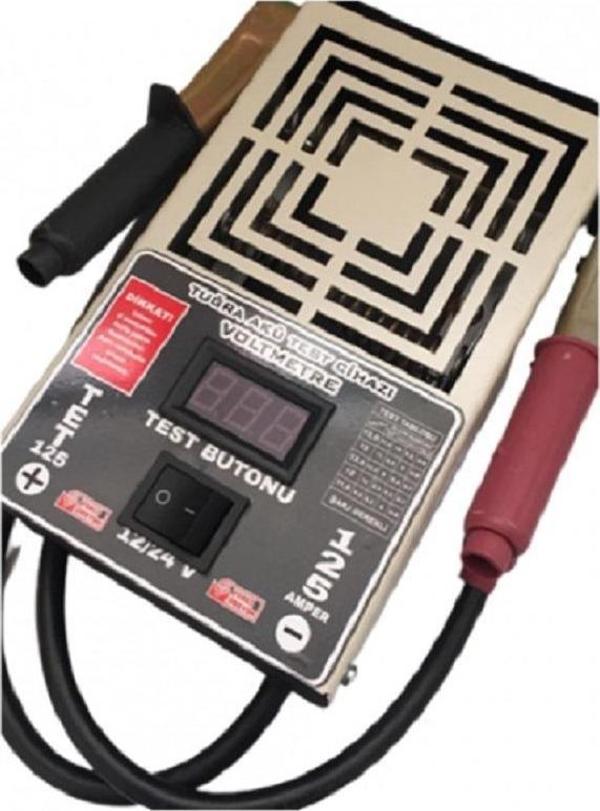 TUĞRA 6-12-24 VOLT 125 AMPER AKÜ TEST CİHAZI TET125 - Image 1