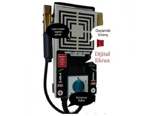 TUĞRA 6-12-24 VOLT 300 AMPER AKÜ TEST CİHAZI TET300 - Image 1