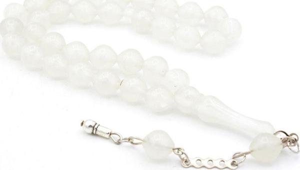 Sığırcık Kesim Karanlıkta Parlayan Kedi Gözü Fosforlu Tesbih - Image 1