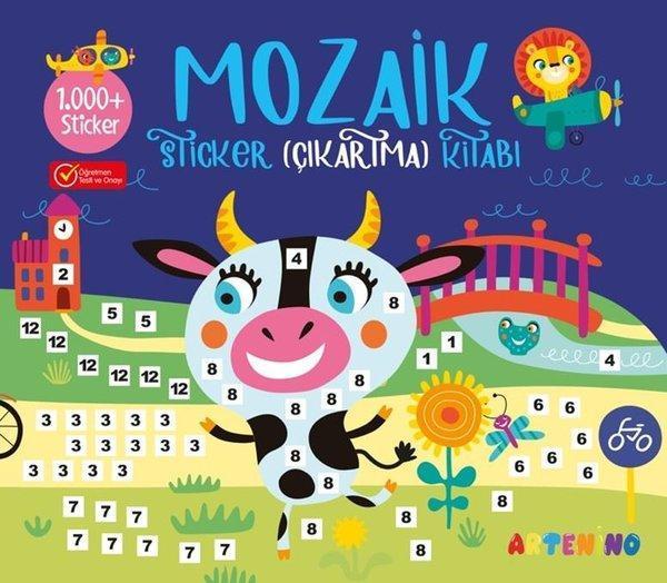Mozaik Sticker 1.000+ Çıkartma Kitabı - Lacivert - Artenino Yayıncılık - Image 1