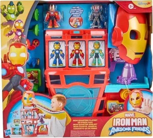 Marvel Iron Man and His Awesome Friends Iron Quarters Oyun Seti G1259 - Image 1
