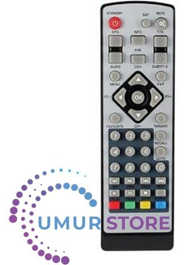 Yumatu Mini Hd Slim Uydu Alıcı Kumandası - Image 1