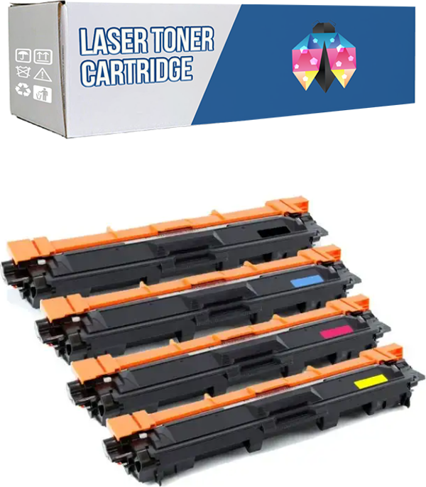 Safir Toner Brother  Tn-221-Tn241-Tn251-Tn261 MFC-9340CDW CMYK 1 Set   Muadil Toner - Image 1