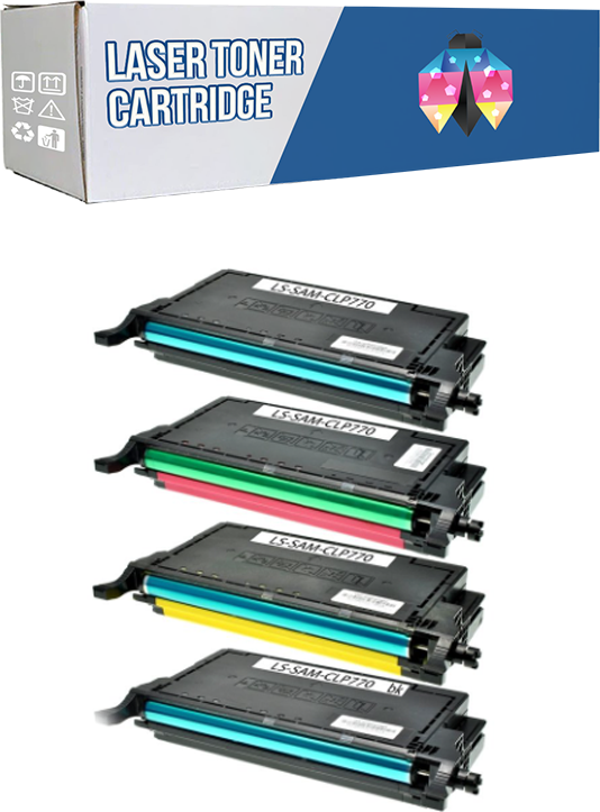 Safir Toner Samsung Clp-770/Clt-Y609S CMYK 1 Set Muadil Toner - Image 1