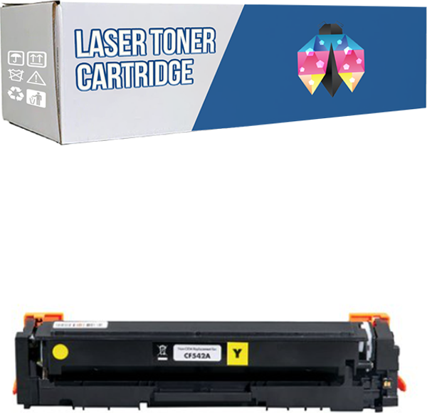 Safir Toner Hp 203A-CF542A  Pro MFP M281fw  - T6B59A 1.300 Syf Sarı Muadil Toner - Image 1