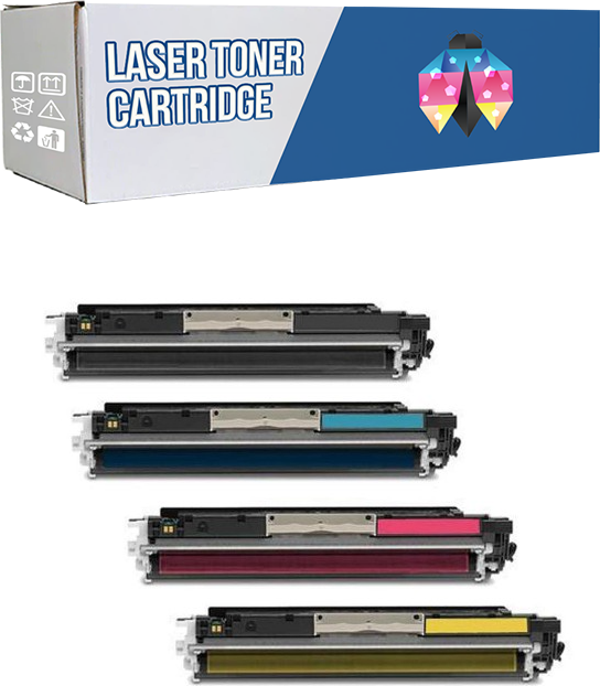 Safir Toner Hp 126A-CE310A CMYK 1 Set  Muadil Toner - Image 1