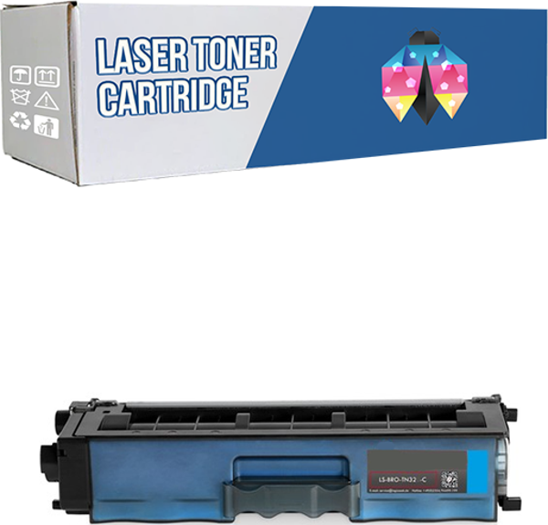 Safir Toner Brother TN-340 MFC-9560CDW 1.500 Sayfa Mavi Muadil Toner - Image 1