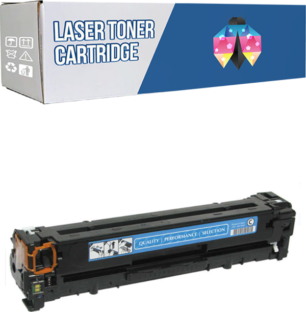 Safir Toner Hp 125A-CB541A  Laserjet CM1312 - CM1312n Mavi 1.400 Syf Muadil Toner - Image 1