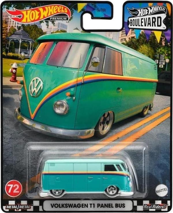 Hot Wheels Premium Volkswagen T1 Panel Bus GJT68-HKF18 Boulevard - Image 1
