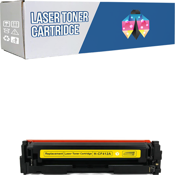 Safir Toner Hp Pro M452dn M452dw 410A-CF412A  2,300 Syf Sarı Muadil Toner - Image 1