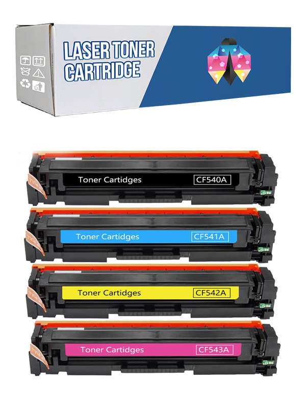 Safir Toner Hp LaserJet Pro MFP M477fdw 204A-CF510A CMYK 1 Set Muadil Toner - Image 1