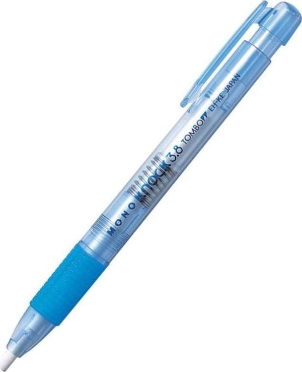 Tombow Kalem Silgi Mono Knock 3.8 Mm Mavi LV-T-EH-KE 40 (10 Lu Paket) - Image 1