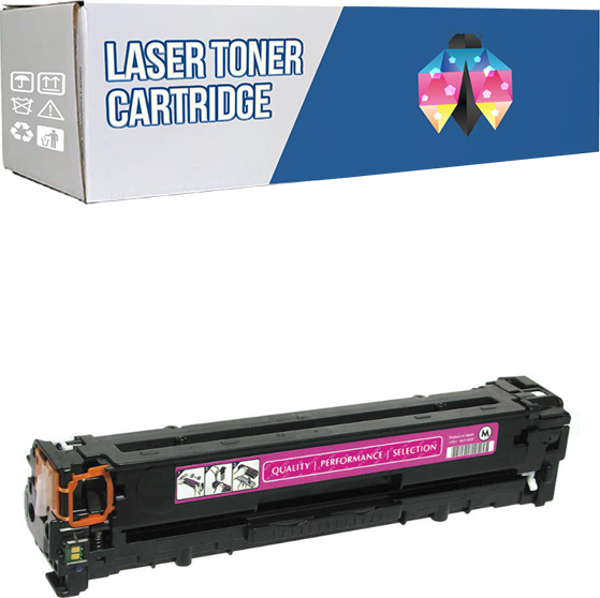 Safir Toner Hp 125A-CB543A Laserjet CP1215 - CP1217 Kırmızı  1.400 Syf Muadil Toner - Image 1