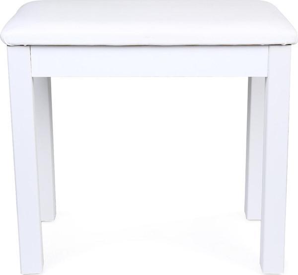 Karin KO-104WH Sandıksız Ahşap Piyano Taburesi (Beyaz) - Image 1