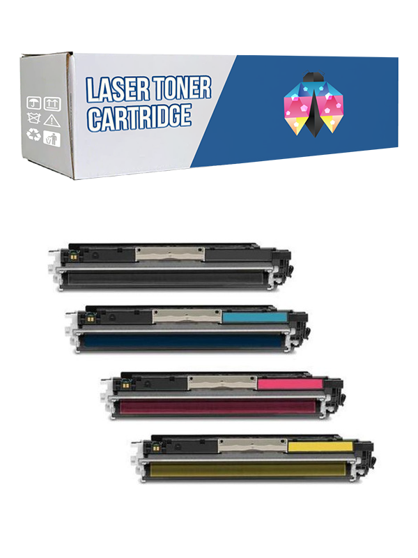 Safir Toner Hp 126A-CE310 LaserJet CP1025 - CP1025nw  CMYK 1 Set Muadil Toner - Image 1