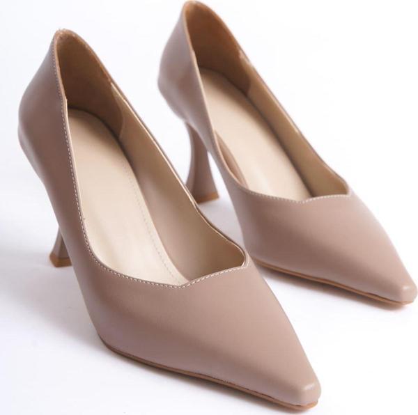Cordelia Kadın Mat Vizon Stiletto - Image 1