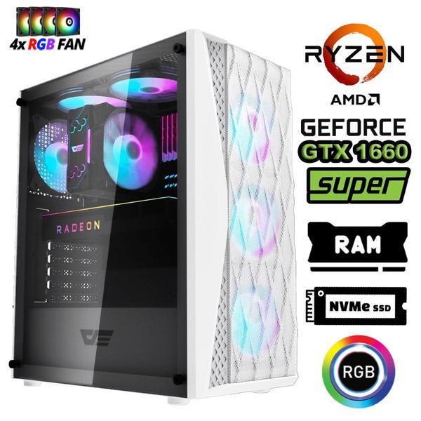 Xaser Xsr1199 Ryzen 5 5500 16GB Ram 512GB M.2 NVMe SSD 6GB GTX1660 Super Masaüstü Oyuncu Bilgisayarı - Image 1