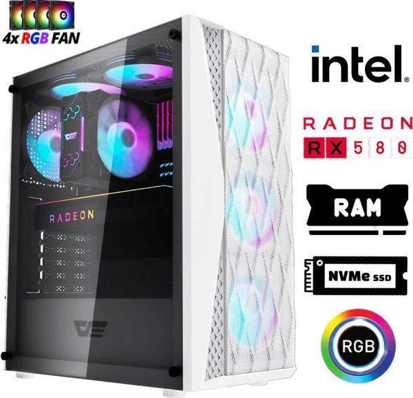 Xaser Xsr1208 i5 12400F 16GB Ram 512GB M.2 NVMe SSD 8GB RX580 256Bit Masaüstü Oyuncu Bilgisayarı - Image 1
