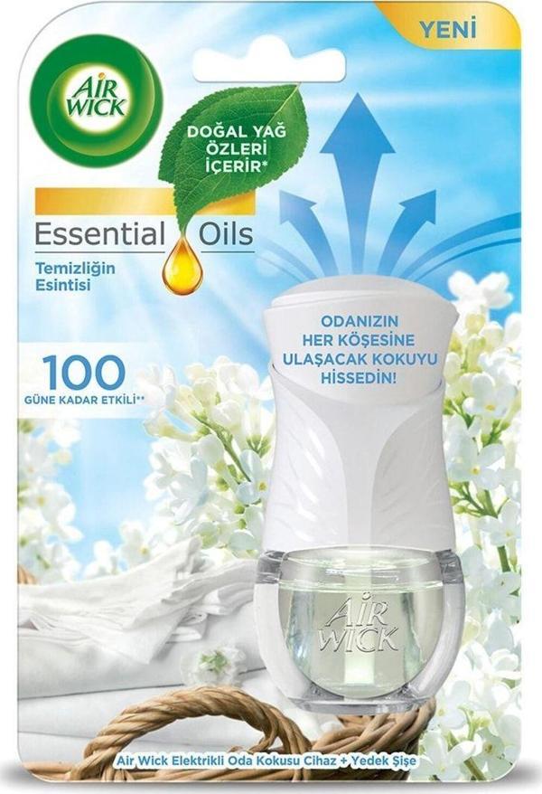 Air Wick Elektrikli Kit Oda Kokusu Temizliğin Esintisi 19 Ml - Image 1