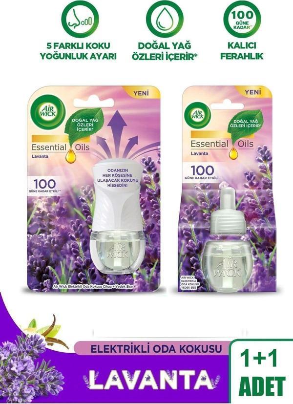 Air Wick Elektrikli Oda Kokusu Seti Lavanta (1 Kit 1 Yedek) - Image 1