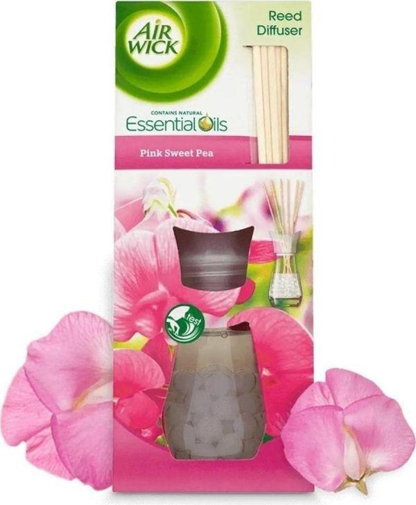 Air Wick Pembe Çiçek Bahçesi Kokulu Bambu Çubuk 25 Ml - Image 1