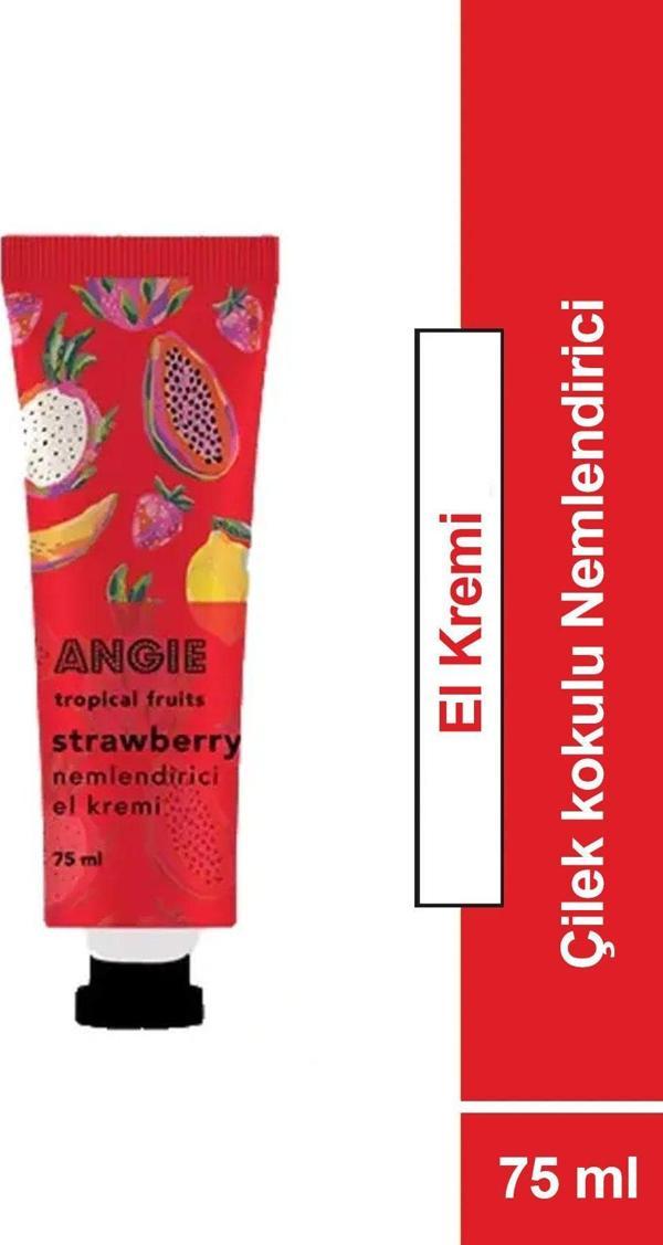 Angie Çilek Kokulu Nemlendirici El Kremi 75 Ml. - Image 1