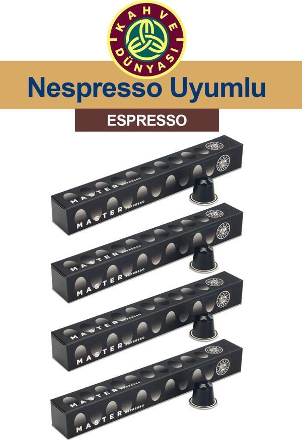 Kahve Dünyası Espresso Kapsül Kahve 4 Adet 10'Lu Kutu - Image 1