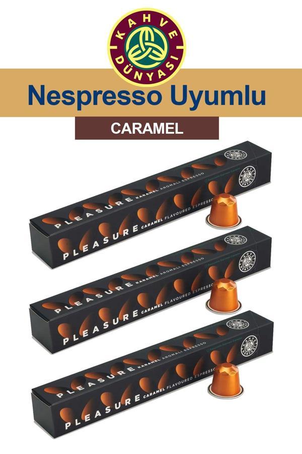 Kahve Dünyası Karamel Aromalı Kapsül Kahve 3 Adet 10'Lu Kutu - Image 1