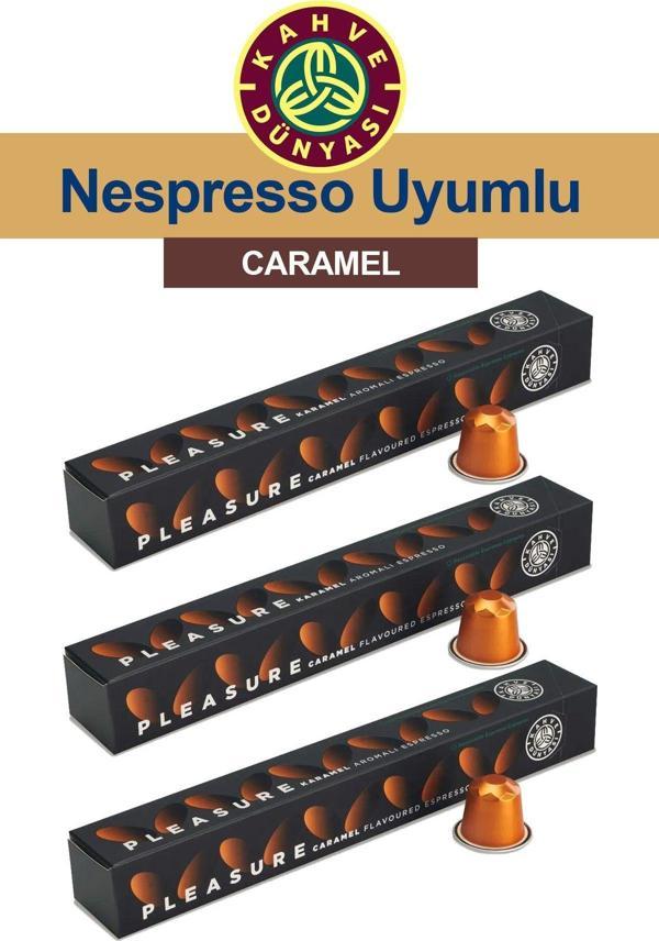Kahve Dünyası Karamel Aromalı Kapsül Kahve 3 Adet 10'Lu Kutu - Image 1