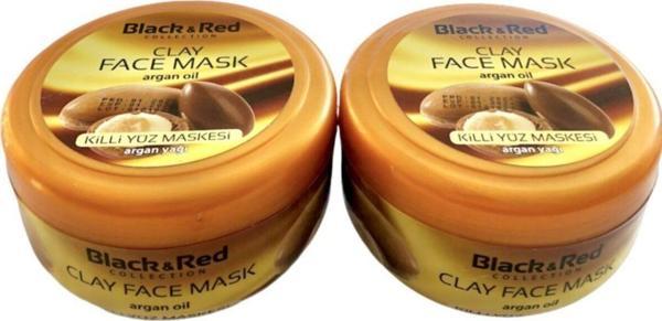 Black & Red Argan Yağlı Kil Maskesi X2 400G+400G - Image 1