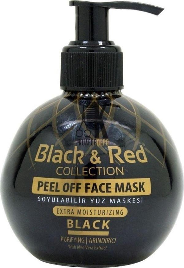 Black & Red Slikonlu Yüz Maskesi Siyah 250 Ml - Image 1