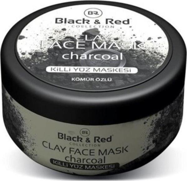Black & Red Kil Yüz Maskesi 400Ml. Kömür Charcoal - Image 1