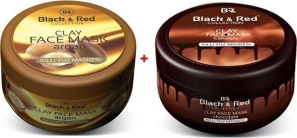Black & Red Killi Yüz Maskesi Argan Yağlı 400 Ml + Çikolatalı 400 Ml - Image 1