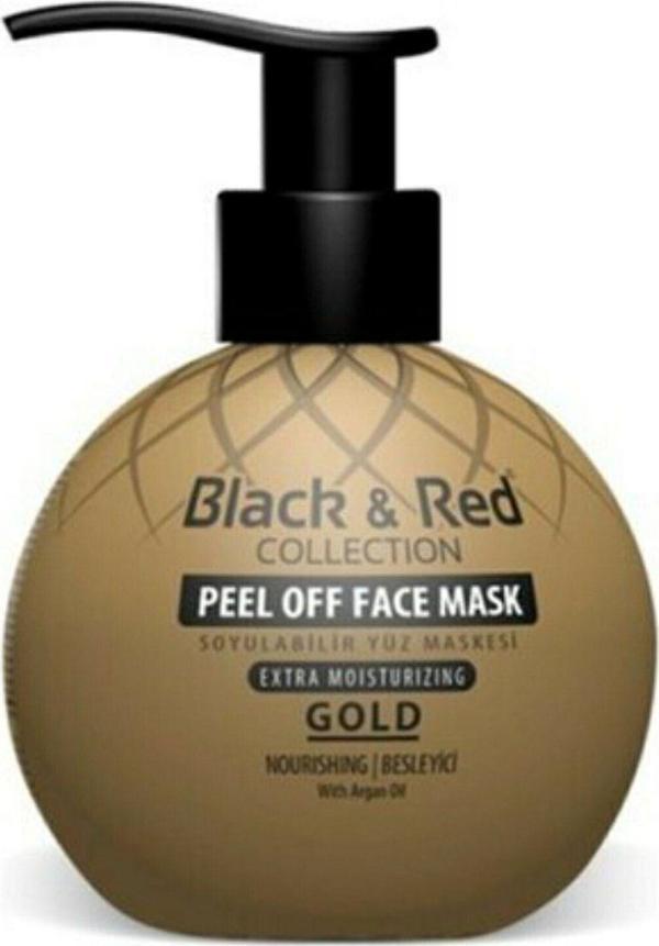Black & Red Peel Of Face Mask Gold 250 Ml - Image 1
